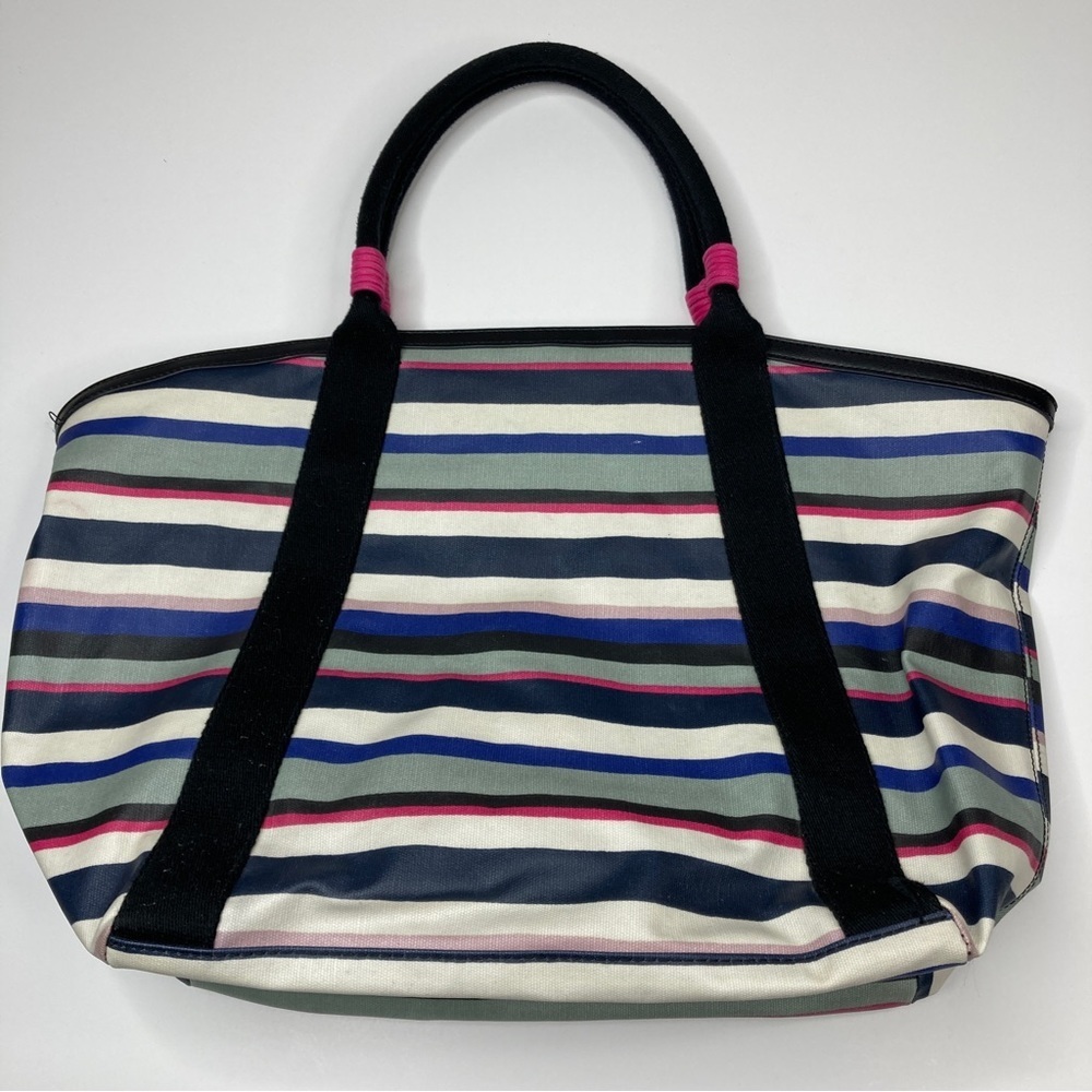 Fossil | Eliza Multi Color Stripe Tote Beach Bag - image 7